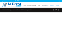 Tablet Screenshot of latierra.ch